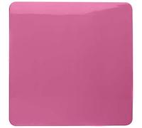 Trendi Artistic Modern Glossy Single Blanking Plate Pink