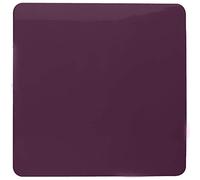 Trendi Artistic Modern Glossy Tactile Single Blanking Plate Plum