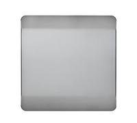 Trendi Artistic Modern Glossy Tactile Single Blanking Plate Stainless Steel