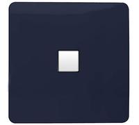 Trendi Artistic Modern Glossy Tactile Telephone Socket Navy
