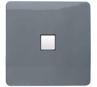 Trendi Artistic Modern Glossy Tactile Telephone Socket Warm Grey