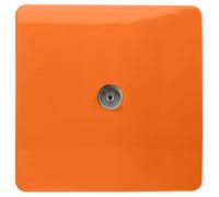Trendi Artistic Modern Glossy Tactile TV Socket Orange