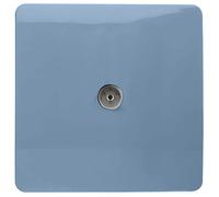 Trendi Artistic Modern Glossy Tactile TV Socket Sky