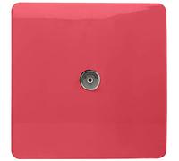 Trendi Artistic Modern Glossy Tactile TV Socket Strawberry
