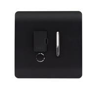 Trendi Artistic Modern Tactile Fused Spur Switch Matt Black