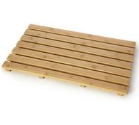 Trendi Bamboo Wooden Bath Mat | Rectangular Bath Mat | Bath Mats For Bathroom, Outdoor Shower & Spa | Multipurpose with Anti Slip Rubber Feet Duck Board Wooden Shower mats