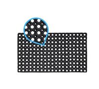 Trendi Heavy Duty Hollow Ring Drainage Grid Mat Non Slip Weather Resistant Entrance Wet Area Flooring