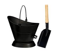 Trendi® Heavy Duty Metal Fireside 41cm Large Waterloo Bucket Storage Option + Free Shovel