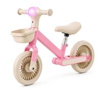 Trendi Kids Balance Bike with Music & Light Button - Adjustable Seat, Soft Cushion, for Toddlers Aged 3-5 Years, Pink and Blue (Pink)
