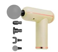 Trendi Massage Gun Deep Tissue | Portable Muscle Massager with 4 Heads | 6-Speed Quiet Motor | Handheld Percussion Massager for Back, Neck, Foot & Body | Gift for Men, Women, Dad & Athletes