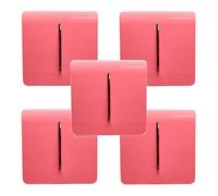 Trendi Modern 1 Gang 1 or 2 way Screwless Rocker Light Switch in Strawberry Red (Pack of 5)