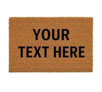 Trendi Personalised Coir Door Mat | Non-Slip Heavy-Duty | Customised Size | Dirt-Trapping | Rustic Outdoor & Indoor | Your Text (YOUR TEXT)