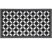 Trendi® Premium Heavy Duty Rubber Round Pin Design Door Mat - Elipse - Durable and Non-Slip - Indoor and Outdoor - Home and Office - 40 x 70 cm