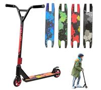 Trendi Pro Stunt Scooter | 360° Spin Handlebar Freestyle Trick Scooter with ABEC-7 Bearings | Durable Street Stunt Scooter for Boys, Girls & Teens Age 6+ (Red)