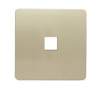 Trendi Spare FACEPLATE for Artistic Modern Glossy Tactile RJ45 Cat 5e and Cat 6 Ethernet Socket Gold