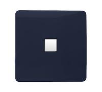 Trendi Switch 1 Gang Spare Faceplate for Modern Designer Telephone Slave Socket in Navy Blue