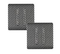 Trendi Switch 2 Gang 1 or 2 Way Rocker Modern Designer Light Switch in Carbon Fibre (Pack of 2)