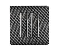 Trendi Switch 4 Gang 1 or 2 Way Rocker Modern Designer Light Switch in Carbon Fibre