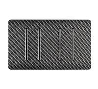Trendi Switch 4 Gang Intermediate Rocker Modern Designer Light Switch in Carbon Fibre