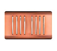 Trendi Switch 8 Gang 2 Way Rocker Double Plate Light Switch in Copper, (ART-SS88)
