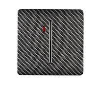 Trendi Switch ART-WHS2 1 Gang 45 Amp Modern Designer Cooker Switch with Neon in Carbon Fibre