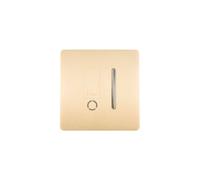 Trendi Switch Artistic Modern Glossy Fused Spur Switch Champagne Gold