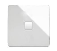 Trendi Switch Artistic Modern Glossy Telephone Socket White