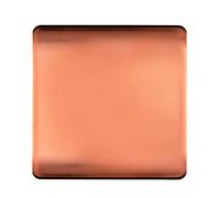 Trendi Switch Artistic Modern Tactile Single Blanking Plate Copper,Art-BLK