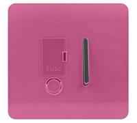 Trendi Switch Switched 13Amp Fused Spur in Pink