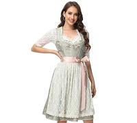 TrendiMax Women's German Dirndl Dress Bavarian Oktoberfest Halloween Carnival Costumes