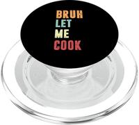 Trending Meme Sarcastic Gag Humor Funny Bruh Let Me Cook PopSockets PopGrip for MagSafe