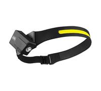 TrendioProducts 230° Wide Beam Super Bright COB Led Headlamp, IP65 Rating with Adjustable and Removable XPE Side lamp for Fishing, Running, Bike Cycling, Dog Walking, Hiking & Workshop