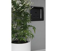 Trendiswitch Black 1 Gang 13 Amp Switched Socket
