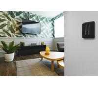 Trendi Switch 2-Gang 2-Way Rocker Switch ART-SS4CH - 10A, 240V Screwless Chrome Charcoal Grey