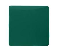 Trendi Artistic Modern Glossy Tactile Single Blanking Plate Dark Green