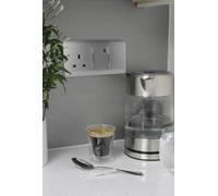 Trendiswitch Light Grey 13 Amp Cooker Switch & Socket With Neon
