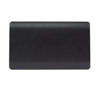 Trendi Switch Artistic Modern Glossy Decorative Screwless Standard Double Wall Blanking Plate for Electrical Sockets, Outlet with Screws in Matt Black - ART-2BLKMBK