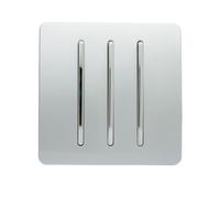 Trendiswitch Silver 3 Gang 2 Way 10 Amp Switch