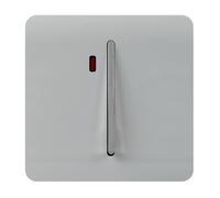 Trendiswitch Silver 45 Amp Switch With Neon