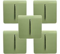 Trendiswitch Trendi Modern 1 Gang 1 Or 2 Way Screwless Rocker Light Switch In Moss Green (Pack Of 5)