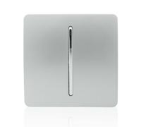 Trendiswitch Trendi Switch Silver 1 Gang 2 Way 10 Amp Light Switch