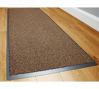 TrendMakers Dirt Stopper Carpet Runner 60cm x 160cm Beige/Black Rugs Barrier Mat Doormat Non-Slip Rubber Back For Home Hallway Office Kitchen Door Mats || POLYPROPYLENE PILE