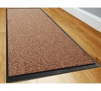 TrendMakers Dirt Stopper Carpet Runner 60cm x 90cm BEIGE MIX Rugs Barrier Mat Doormat Non-Slip Rubber Back For Home Hallway Office Kitchen Entrance Door Mats || POLYESTER PILE