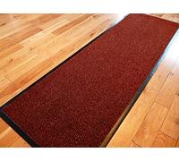 TrendMakers Dirt Stopper Carpet Runner Door Mats | 90cm x 120cm Rust/Black| With PVC Rubber Back For Home Office Kitchen Mats | POLYPROPYLENE PILE