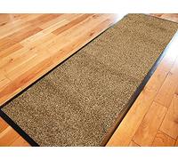 TrendMakers Doormat Dirt Stopper Carpet Runner Door Mats Dirt Trapper | 50cm x 80cm BEIGE | With PVC Rubber Back For Home Office Kitchen Mats | COTTON PILE