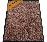 TrendMakers Heavy Duty Dirt Trapper Door Mats | Barrier Mats Non-Slip Dirt Catcher w/COTTON PILE | Home, Office, Kitchen, Carpets - 15 Sizes - - 60cm x 90cm (RUST Cotton Fibers)