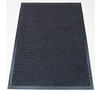 TrendMakers Machine Washable Anthracite/Black Heavy Quality Non Slip Hard Wearing Barrier Mat/Dirt Trapper Home Office - 15 Sizes (50cm x 80cm)