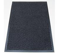 TrendMakers Machine Washable Charcoal/Black Heavy Quality Non Slip Hard Wearing Barrier Mat/Dirt Trapper Home Office - 15 Sizes (80cm x 140cm)