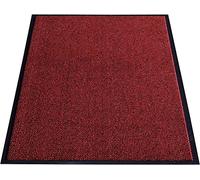 TrendMakers Machine Washable Wine Red/Black Heavy Quality Non Slip Home Office Hard Wearing Barrier Mat/Dirt Trappers. Available in 8 sizes (90cm x 120cm)