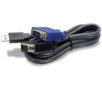 Trendnet 1.8m USB/VGA 1.8m Black KVM cable